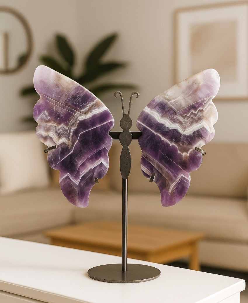 Amethyst Butterfly Home Décor