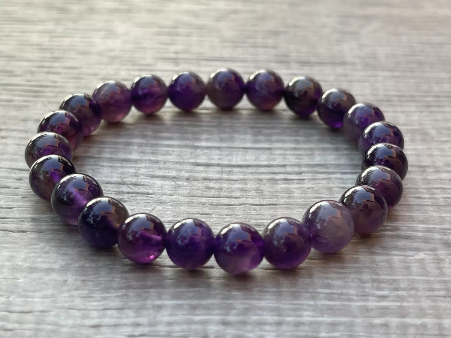 Amethyst 8mm Bracelet