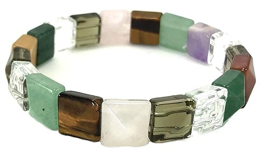 7 Chakra Pyramid Bracelet