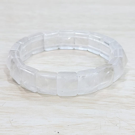 Clear Quartz Pyramid Bracelet