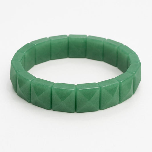 Green Aventurine Pyramid Bracelet