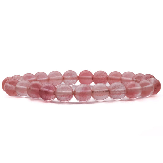 Strawberry Quartz 8mm Bracelet