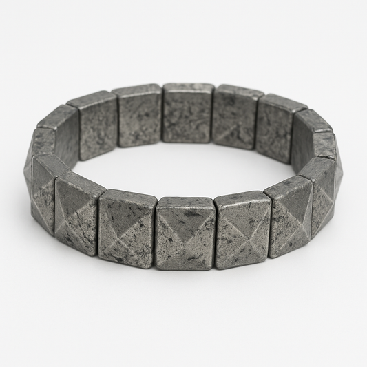 Pyrite Pyramid Bracelet