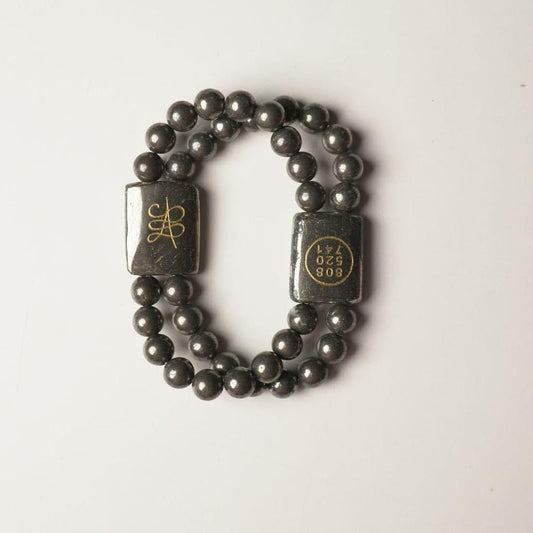 Pyrite Double Zibu Bracelet